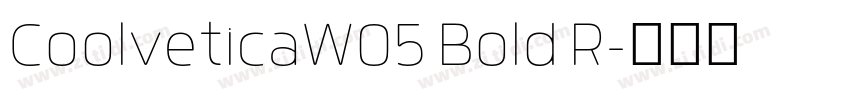 CoolveticaW05 Bold R字体转换 CoolveticaW05 Bold R字体转换